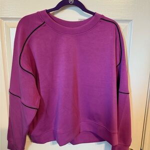 Purple Crewneck Sweatshirt